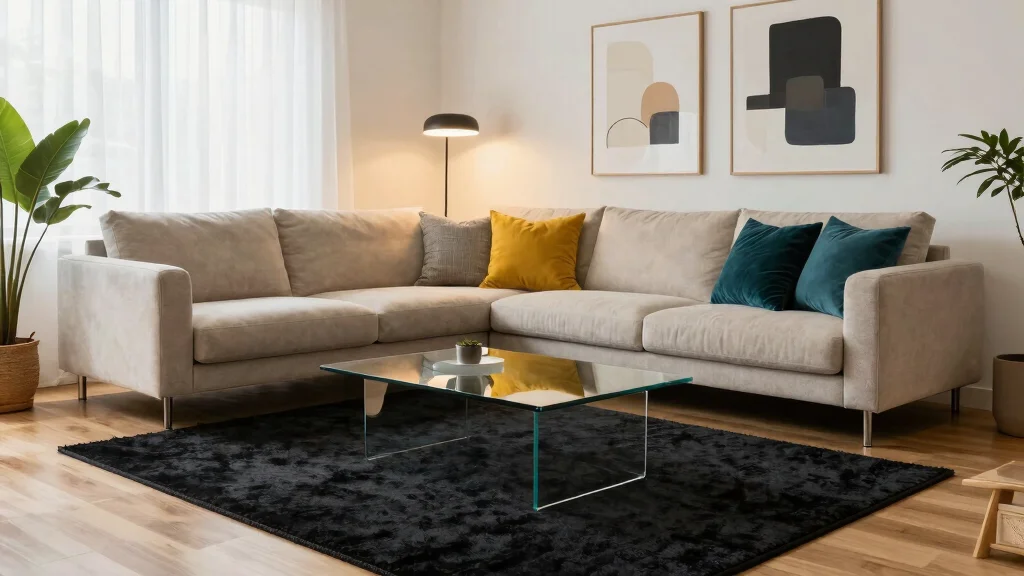 18 Black Rug Living Room Ideas With Bold Contrast