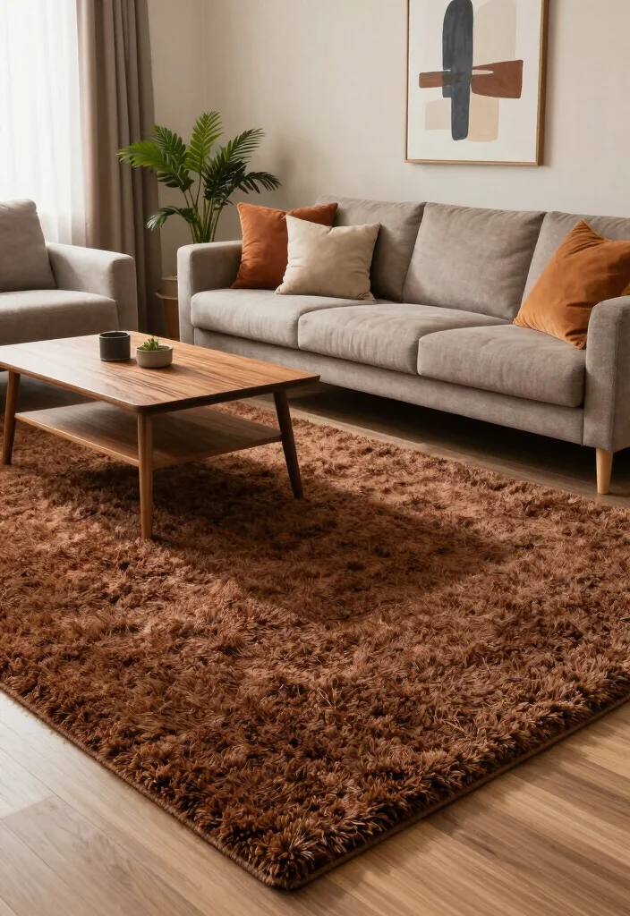 18 Brown Carpet Texture Ideas With Warm Earthy Tones 2 18 Brown Carpet Texture Ideas With Warm Earthy Tones - 1. Textured Shag Carpets for Ultimate Comfort 1