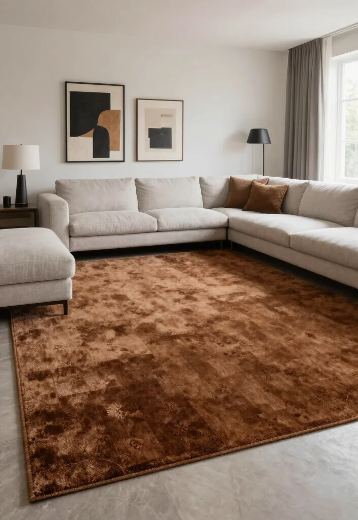 18 Brown Carpet Texture Ideas With Warm Earthy Tones 12 18 Brown Carpet Texture Ideas With Warm Earthy Tones - 11. Bold Tonal Variations for Depth 1