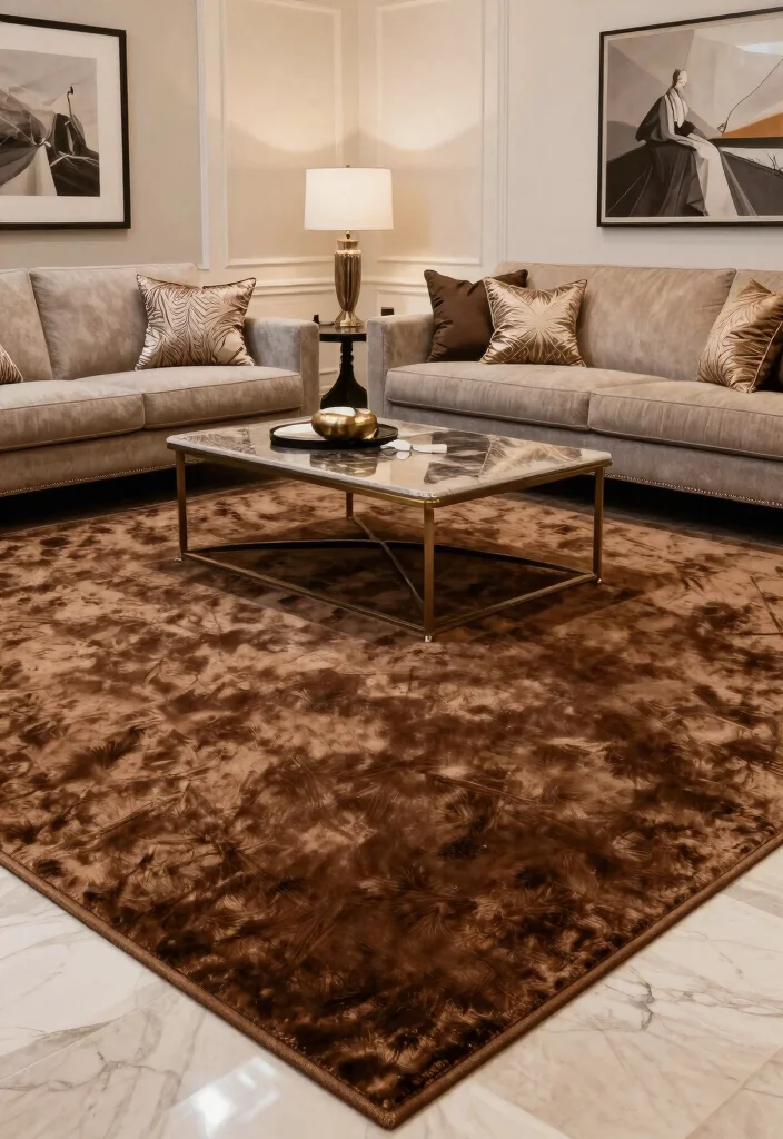18 Brown Carpet Texture Ideas With Warm Earthy Tones 14 18 Brown Carpet Texture Ideas With Warm Earthy Tones - 13. Luxurious Velvet Carpets for Glamorous Touch 1