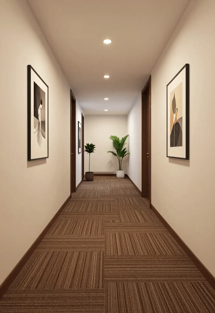 18 Brown Carpet Texture Ideas With Warm Earthy Tones 17 18 Brown Carpet Texture Ideas With Warm Earthy Tones - 16. Contemporary Stripes for a Fresh Look 1