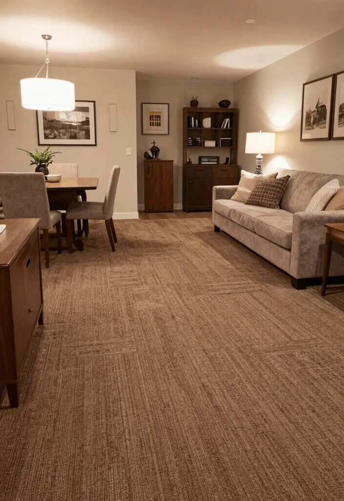 18 Brown Carpet Texture Ideas With Warm Earthy Tones 9 18 Brown Carpet Texture Ideas With Warm Earthy Tones - 8. Transitional Textures for Versatility 1